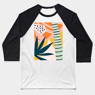 Tropical abstract Baseball T-Shirt